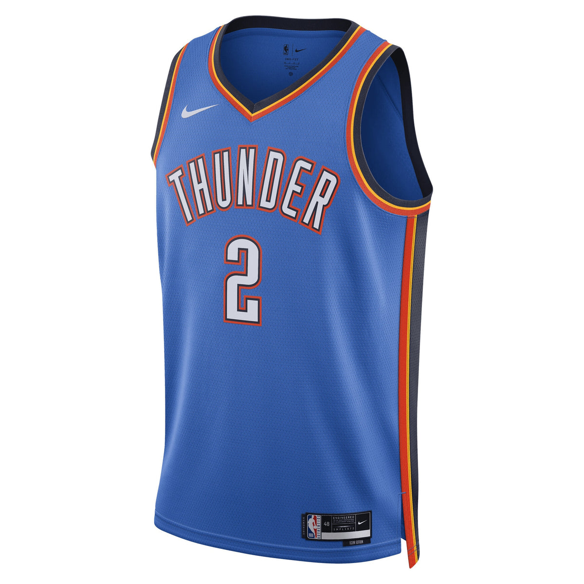 Unisex Oklahoma City Thunder Replica Icon Swingman NBA Basketball Jersey - Gilgeous-Alexander - view 3