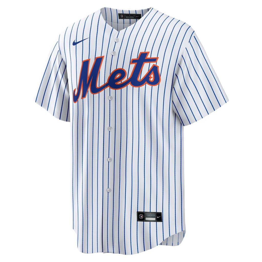 Men's New York Mets Brandon Nimmo White Home Replica MLB Baseball Jersey - view 2