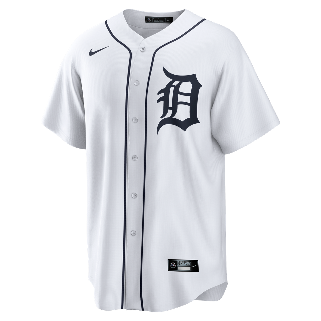 Men's Detroit Tigers Miguel Cabrera White Home Retired Player Replica MLB Baseball Jersey - view 2