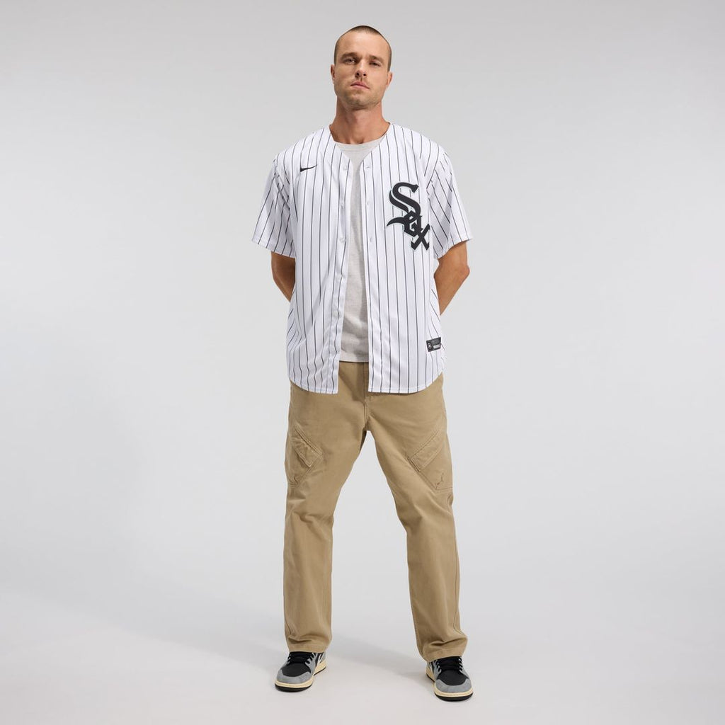 Men's Chicago White Sox White Home Replica MLB Baseball Jersey - view 3