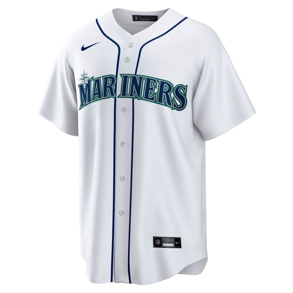 Men's Seattle Mariners Cal Raleigh White Home Replica MLB Baseball Jersey - view 2
