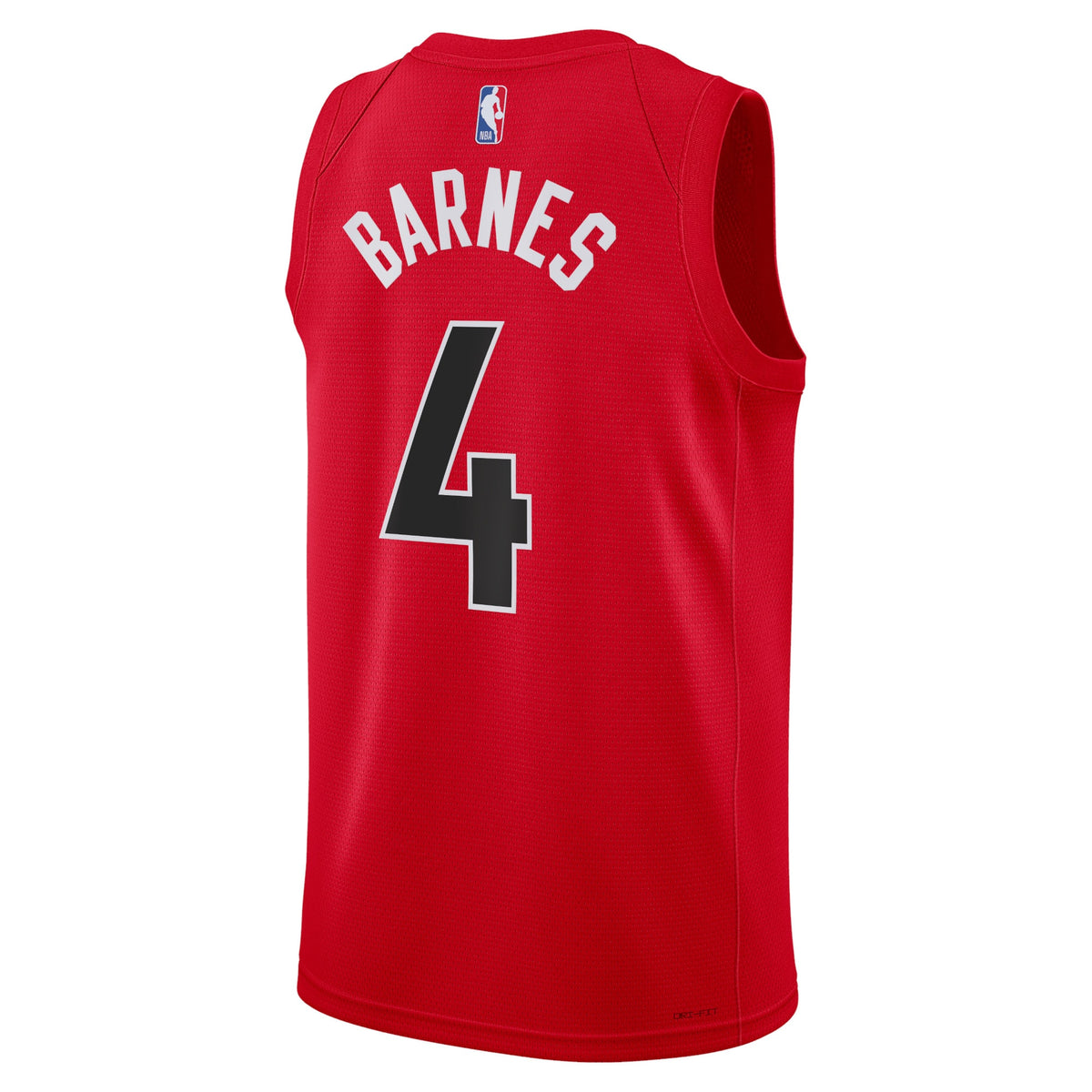 Unisex Scottie Barnes Toronto Raptors Icon Edition Swingman NBA Basketball Jersey - Red - view 3