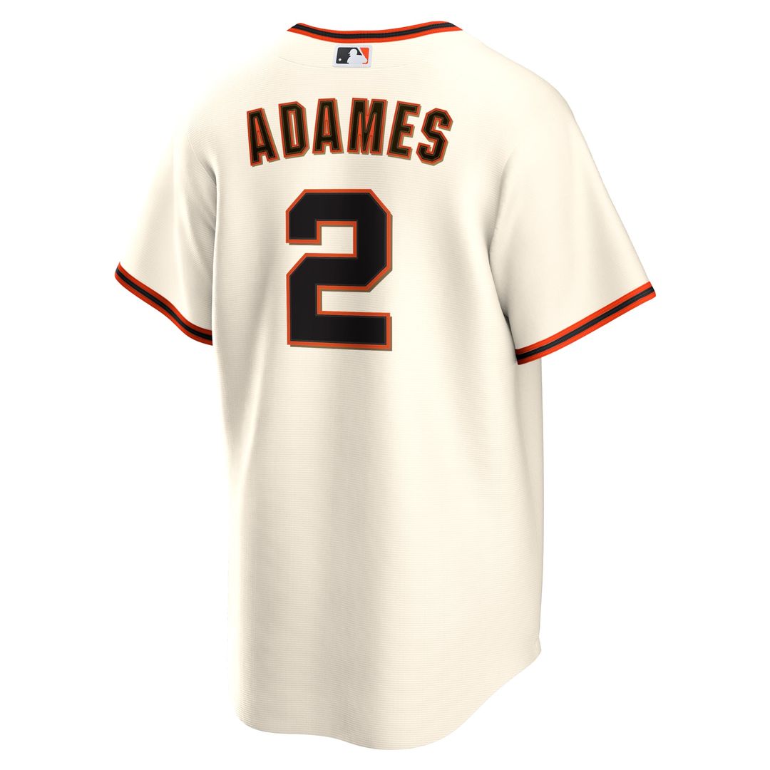 Men's San Francisco Giants Willy Adames Cream Home Replica MLB Baseball Jersey - view 3