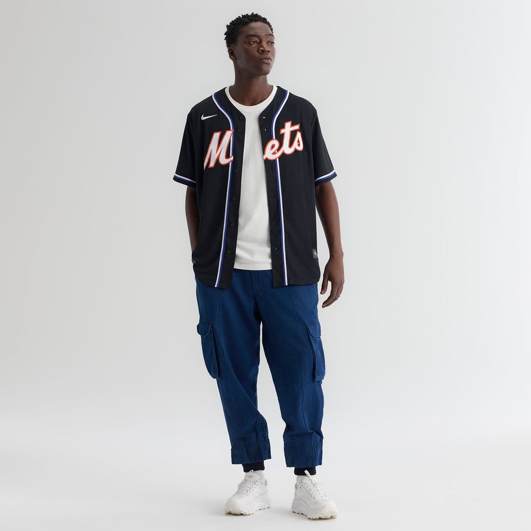 Men's New York Mets Juan Soto Fashion Replica Black Out MLB Baseball Jersey - view 5