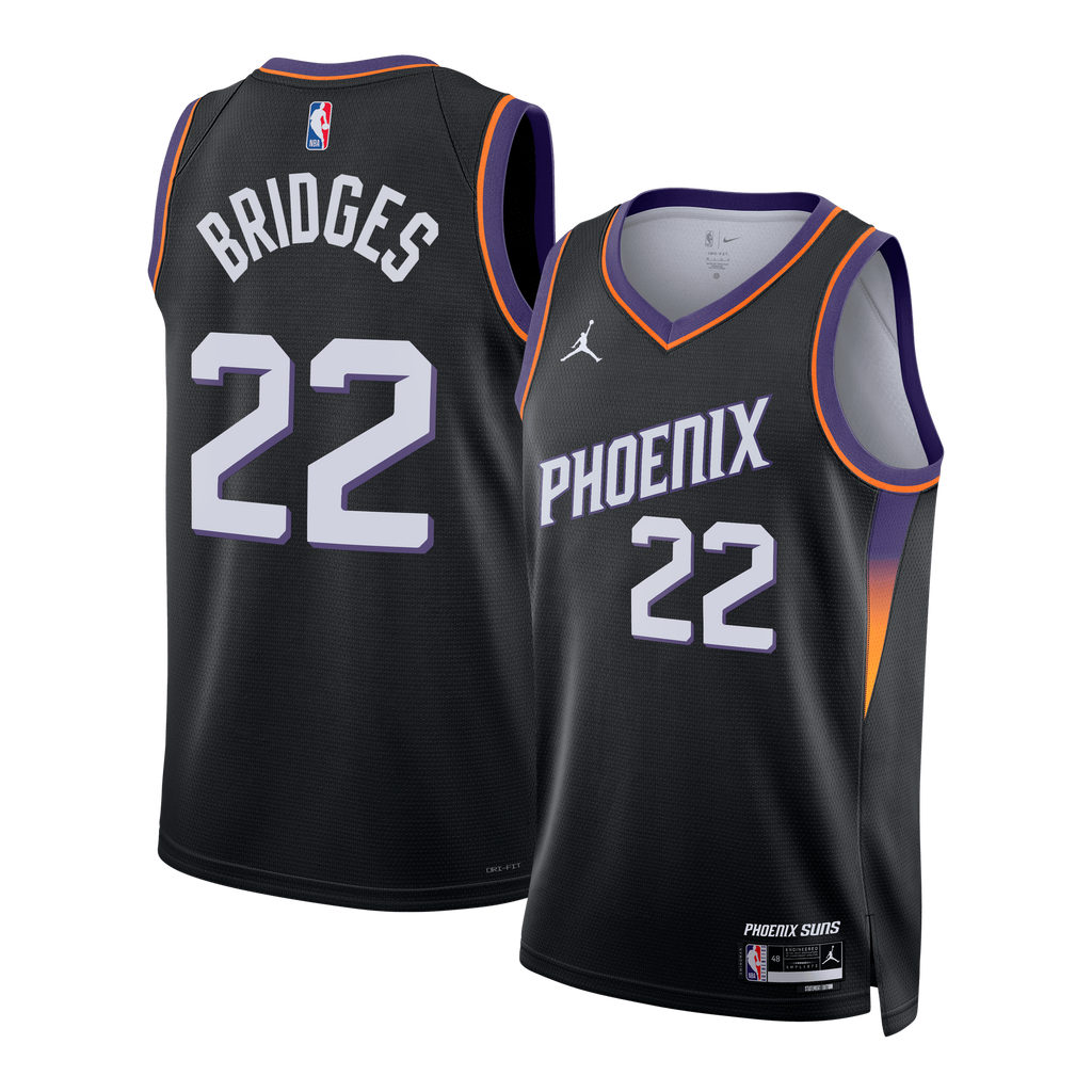 Unisex Miles Bridges Phoenix Suns Statement Edition NBA Basketball Jersey - Black - view 1