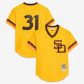 Men's San Diego Padres Dave Winfield Gold Batting Practice MLB Baseball Jersey - view 1