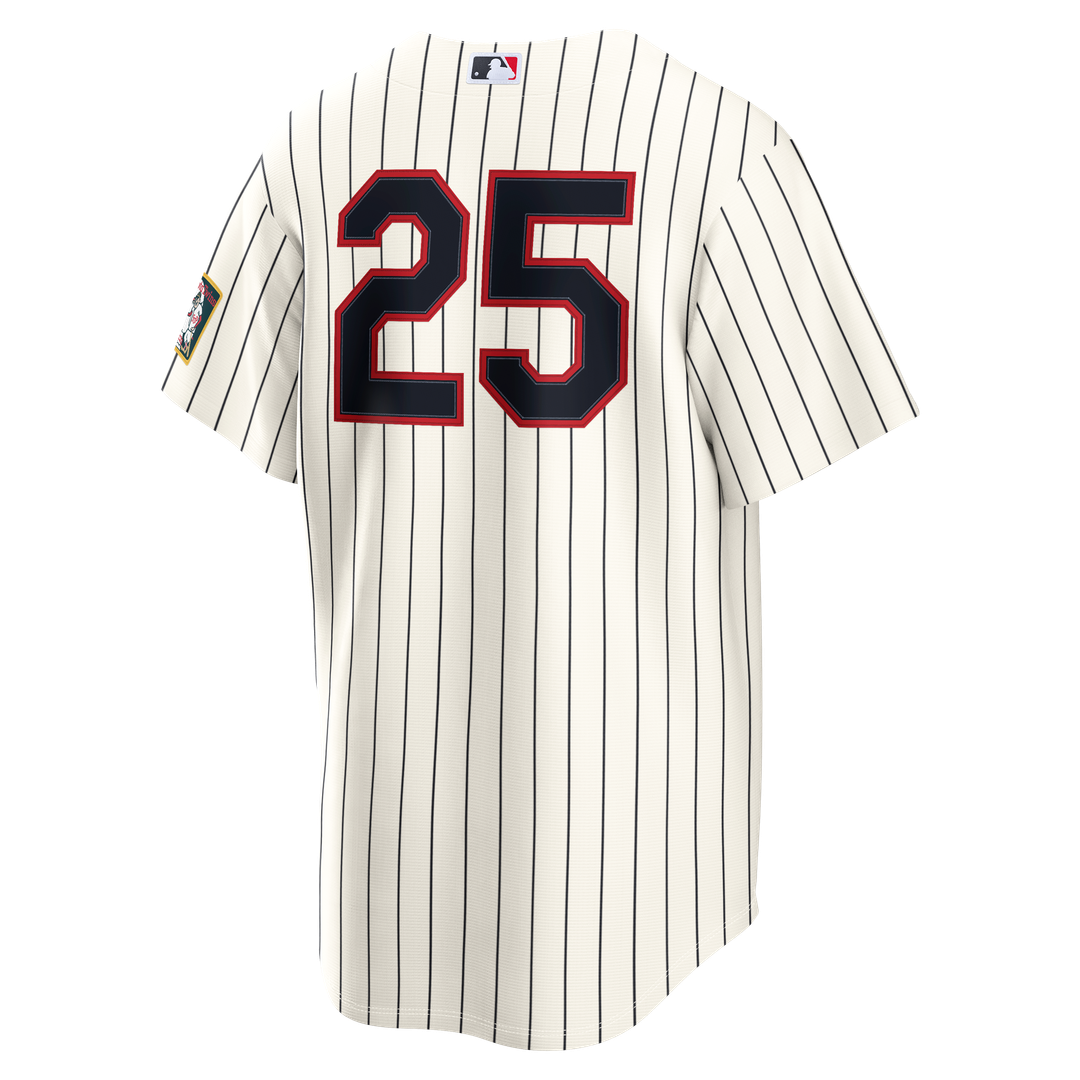 Men's Minnesota Twins Byron Buxton Cream 2026 Field of Dreams Stadium MLB Baseball Jersey - view 3