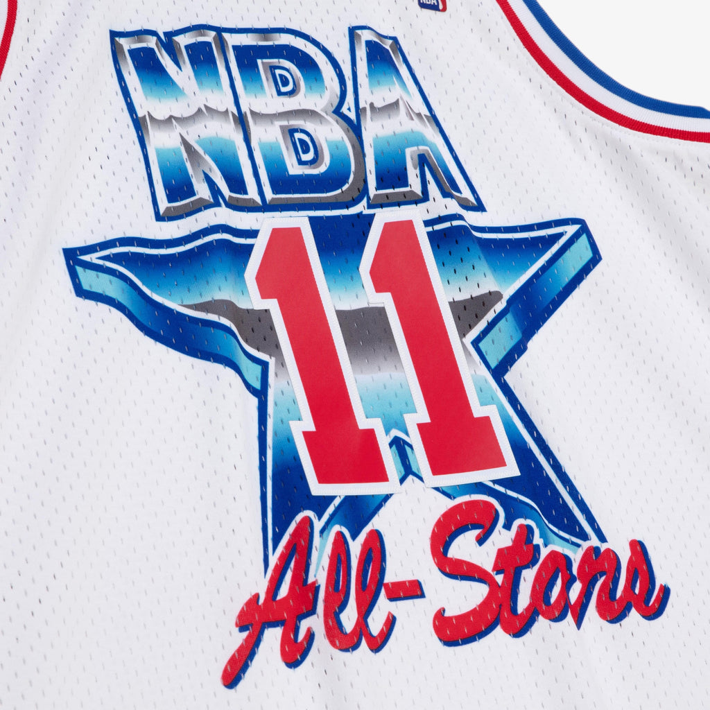 Men's NBA Isiah Thomas 1992 All-Star East Jersey - White - view 5