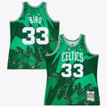 Men's Boston Celtics Larry Bird 1985 Hyper Hoops Swingman NBA Basketball Jersey - Green - view 1