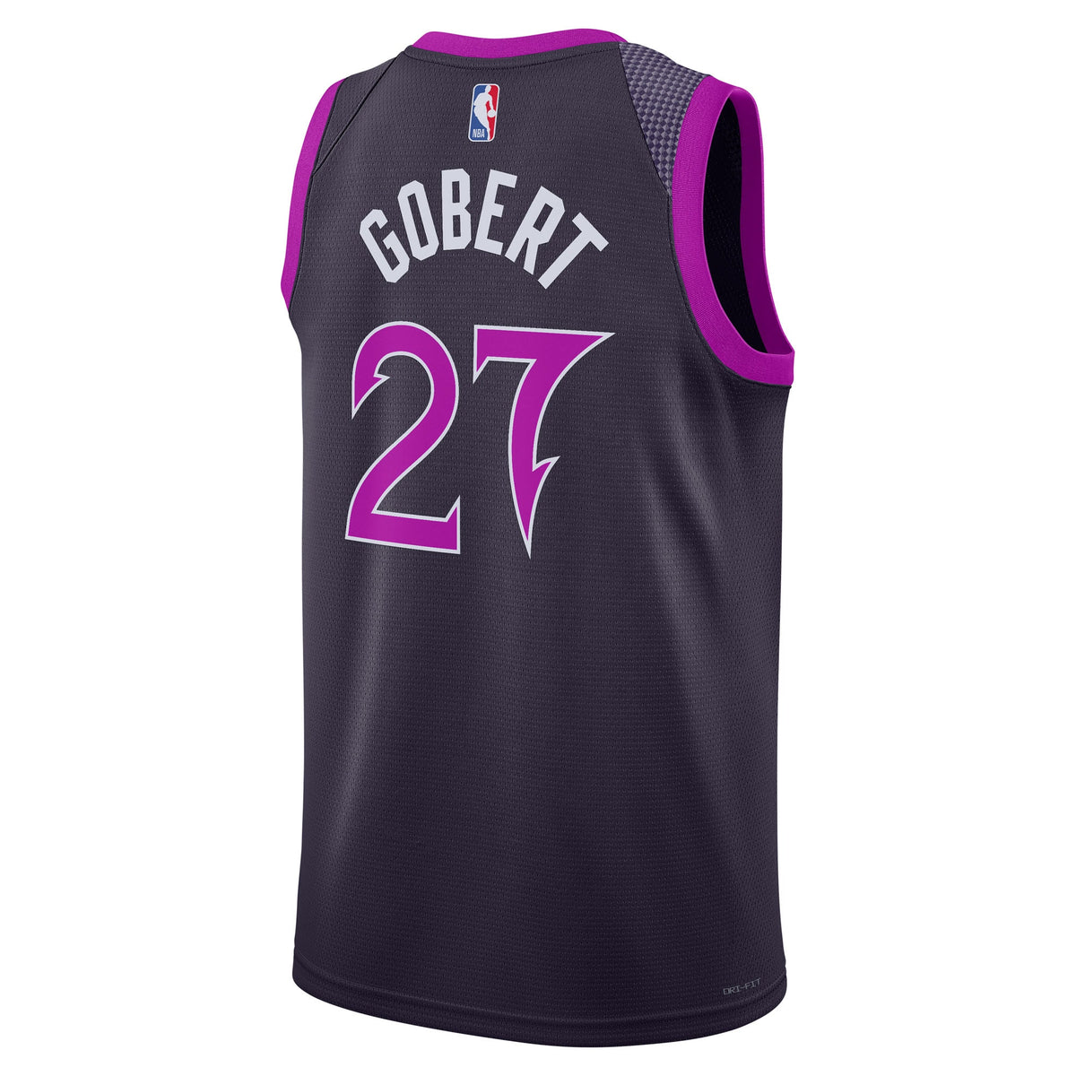 Unisex Rudy Gobert Minnesota Timberwolves 2025/26 City Edition Swingman NBA Basketball Jersey - Black - view 4