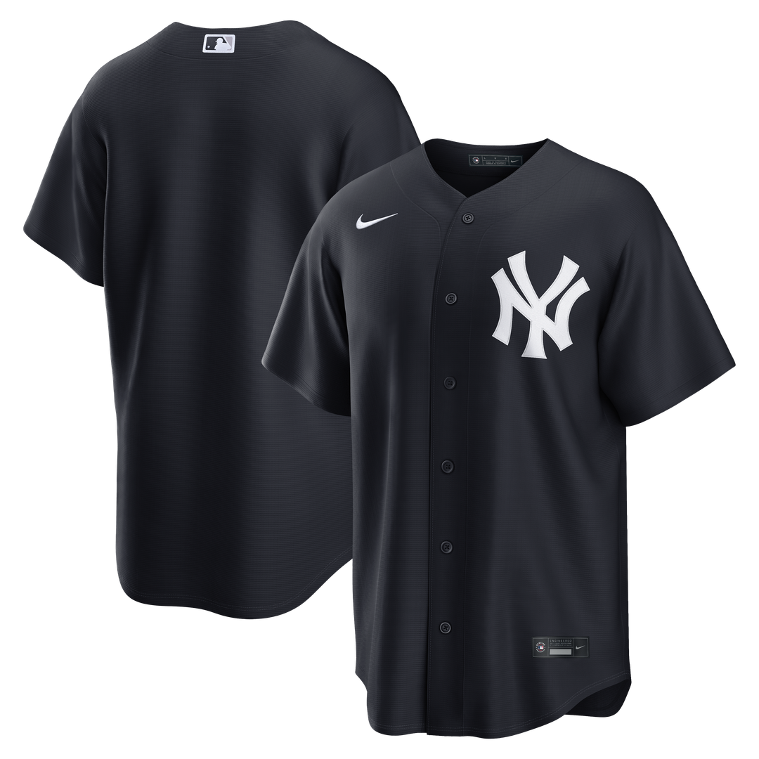 Men's New York Yankees Navy Alternate Replica MLB Baseball Jersey - view 1