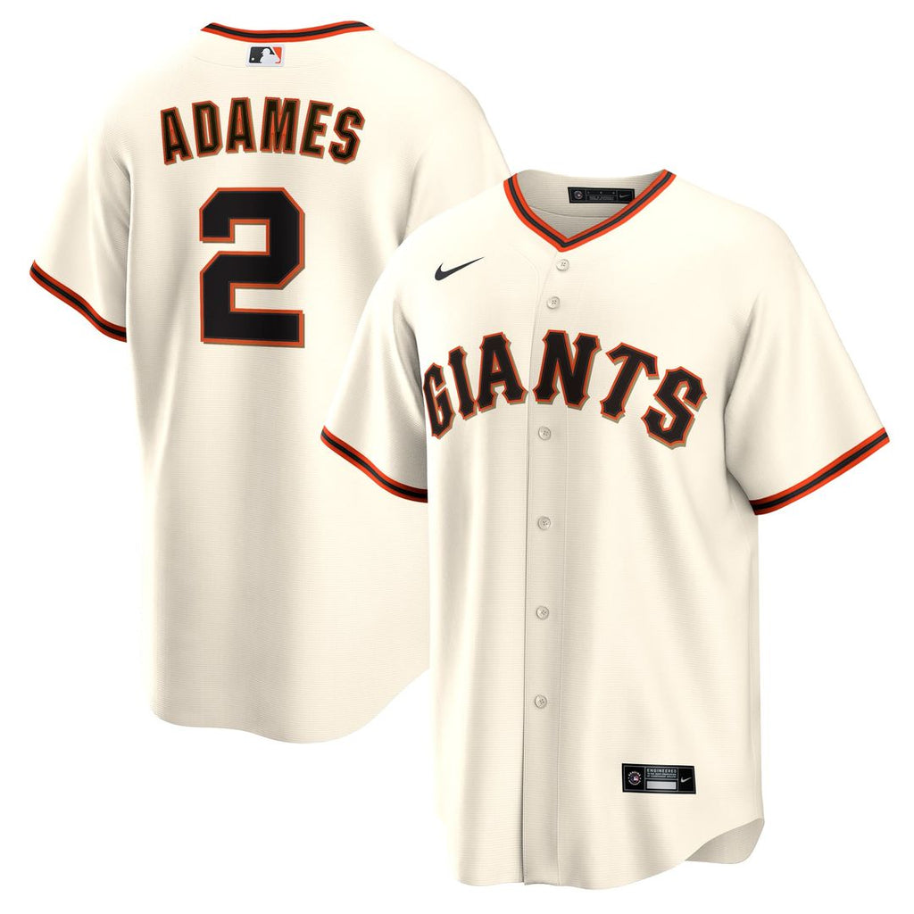 Men's San Francisco Giants Willy Adames Cream Home Replica MLB Baseball Jersey - view 1