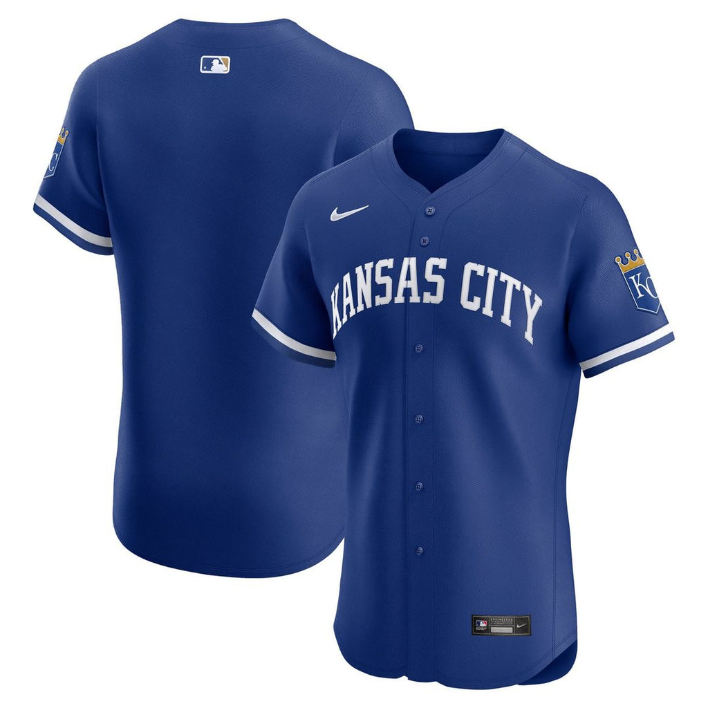 Men's Kansas City Royals Royal Alternate 2 Elite MLB Baseball Jersey - view 1