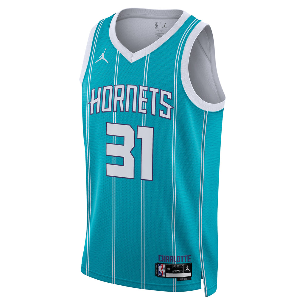 Unisex Tidjane Salaün Charlotte Hornets Icon Edition Swingman NBA Basketball Jersey - Teal - view 3