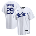 Men's Los Angeles Dodgers Tarik Skubal White Home Replica MLB Baseball Jersey - view 1