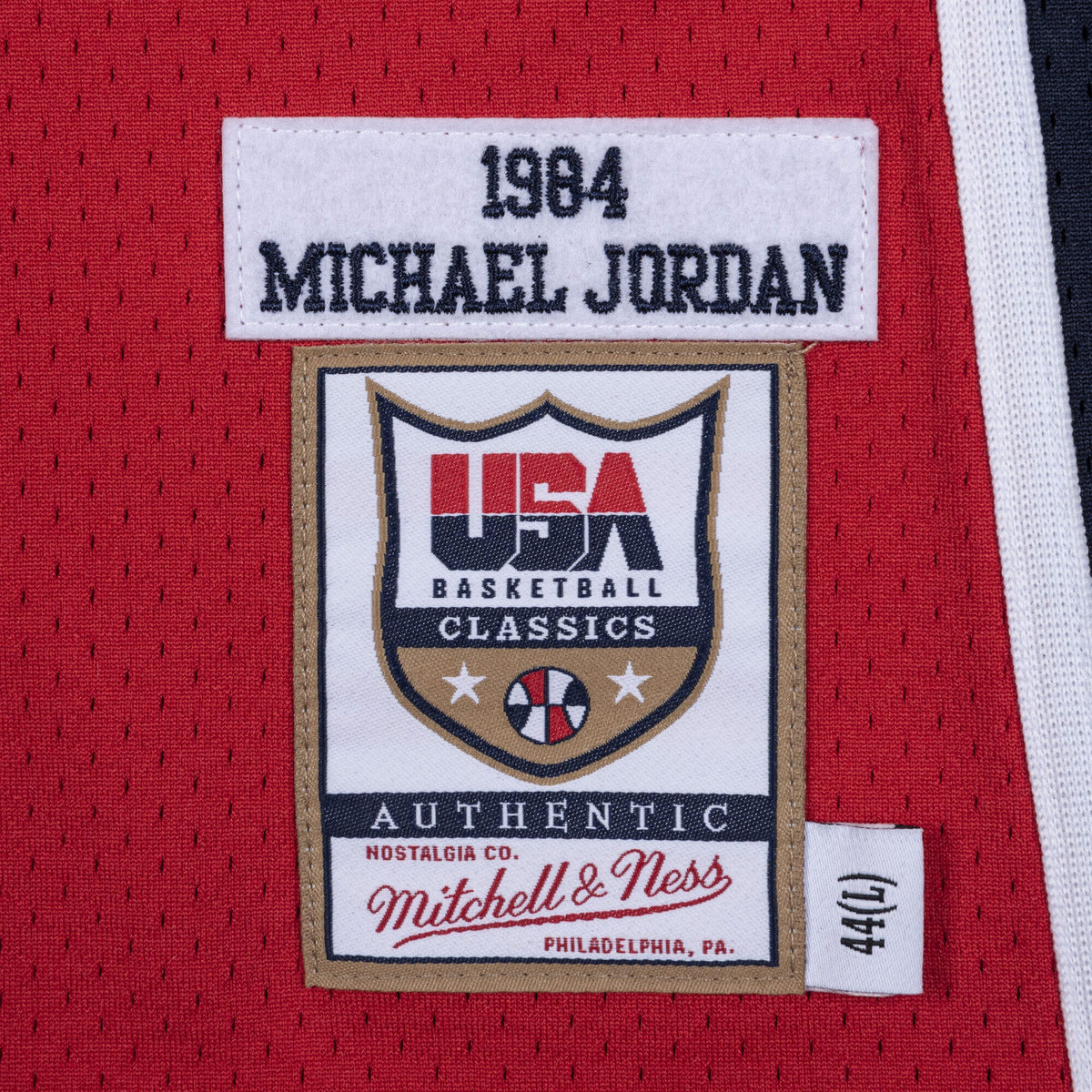 Men's USA Basketball Basketball Jersey Michael Jordan 1984 - view 4
