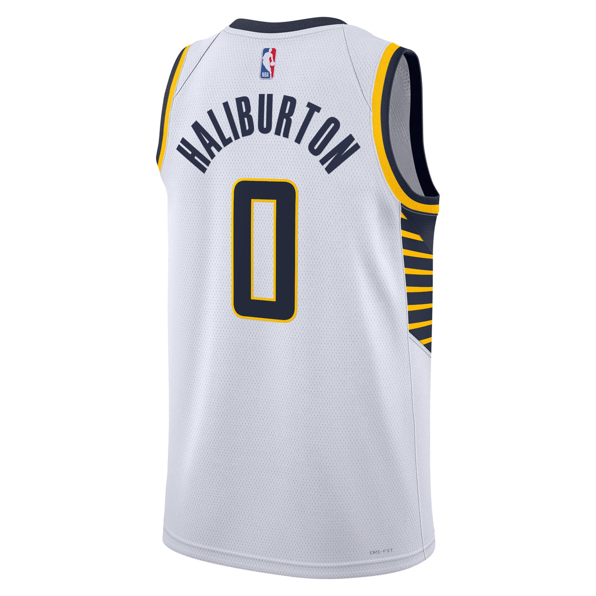 Unisex Tyrese Haliburton Indiana Pacers Association Edition Swingman NBA Basketball Jersey - White - view 3
