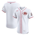 Men's Cincinnati Reds White Home Elite MLB Baseball Jersey - view 1