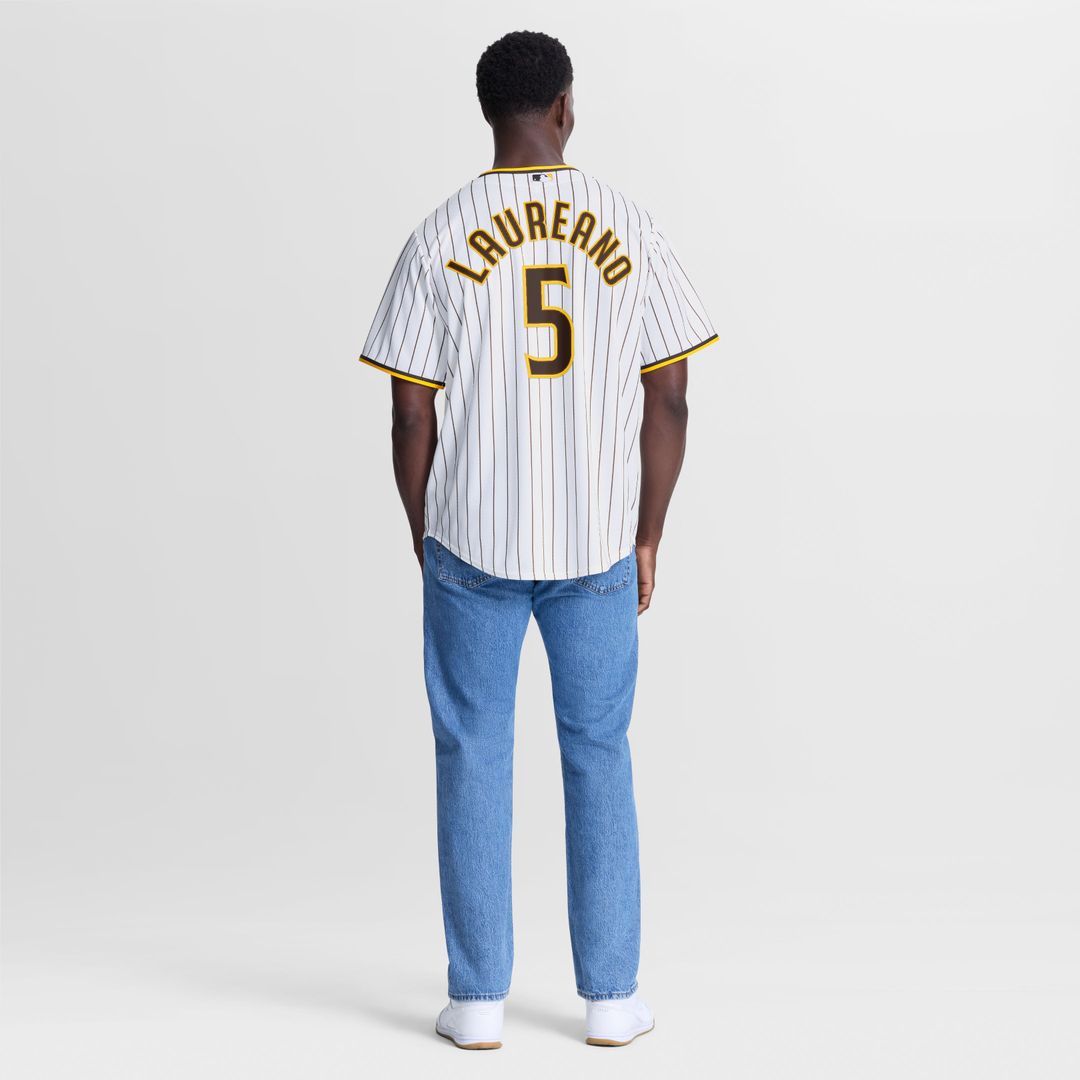 Men's San Diego Padres Ramón Laureano White Home Replica MLB Baseball Jersey - view 5