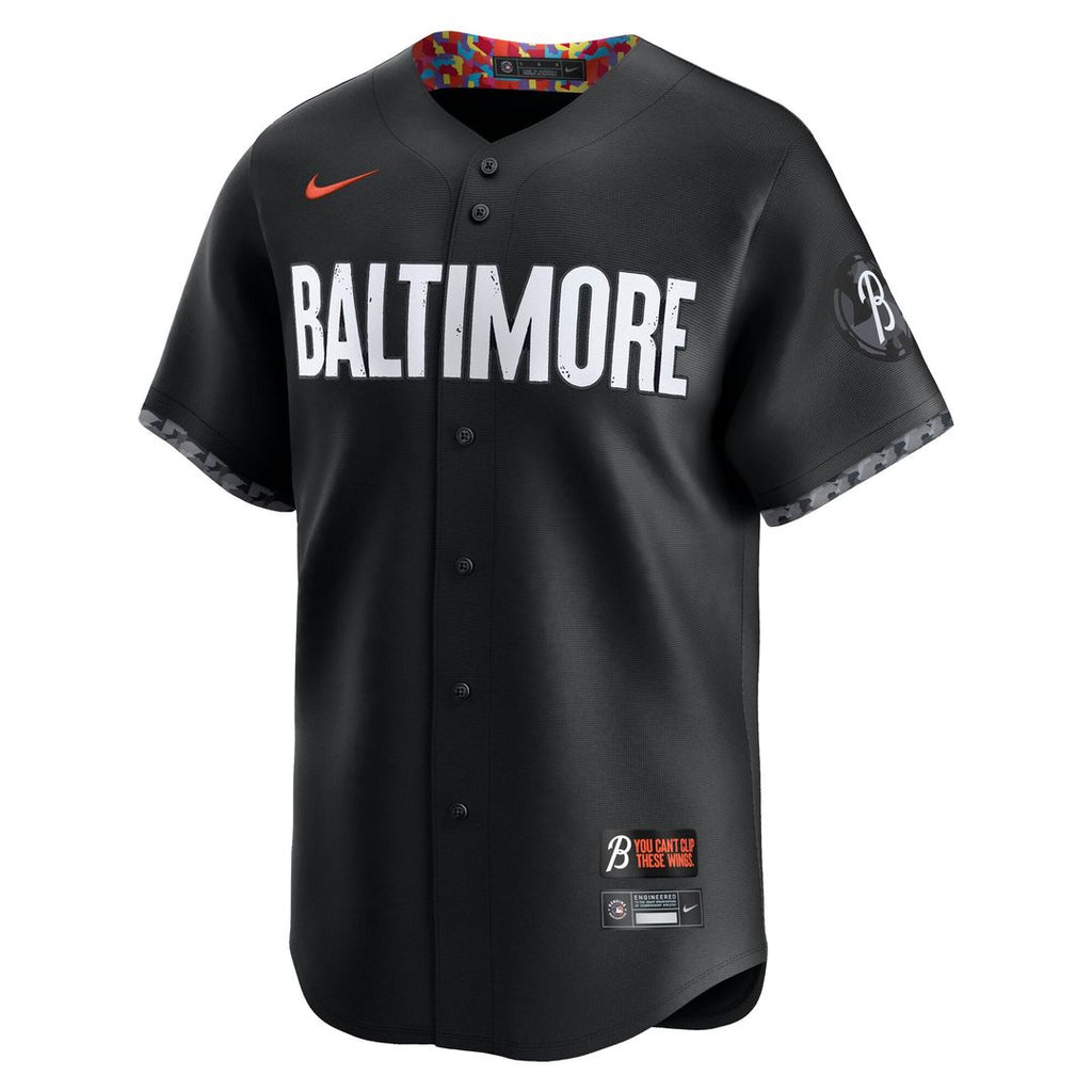 Men's Baltimore Orioles Black City Connect Limited MLB Baseball Jersey - view 2