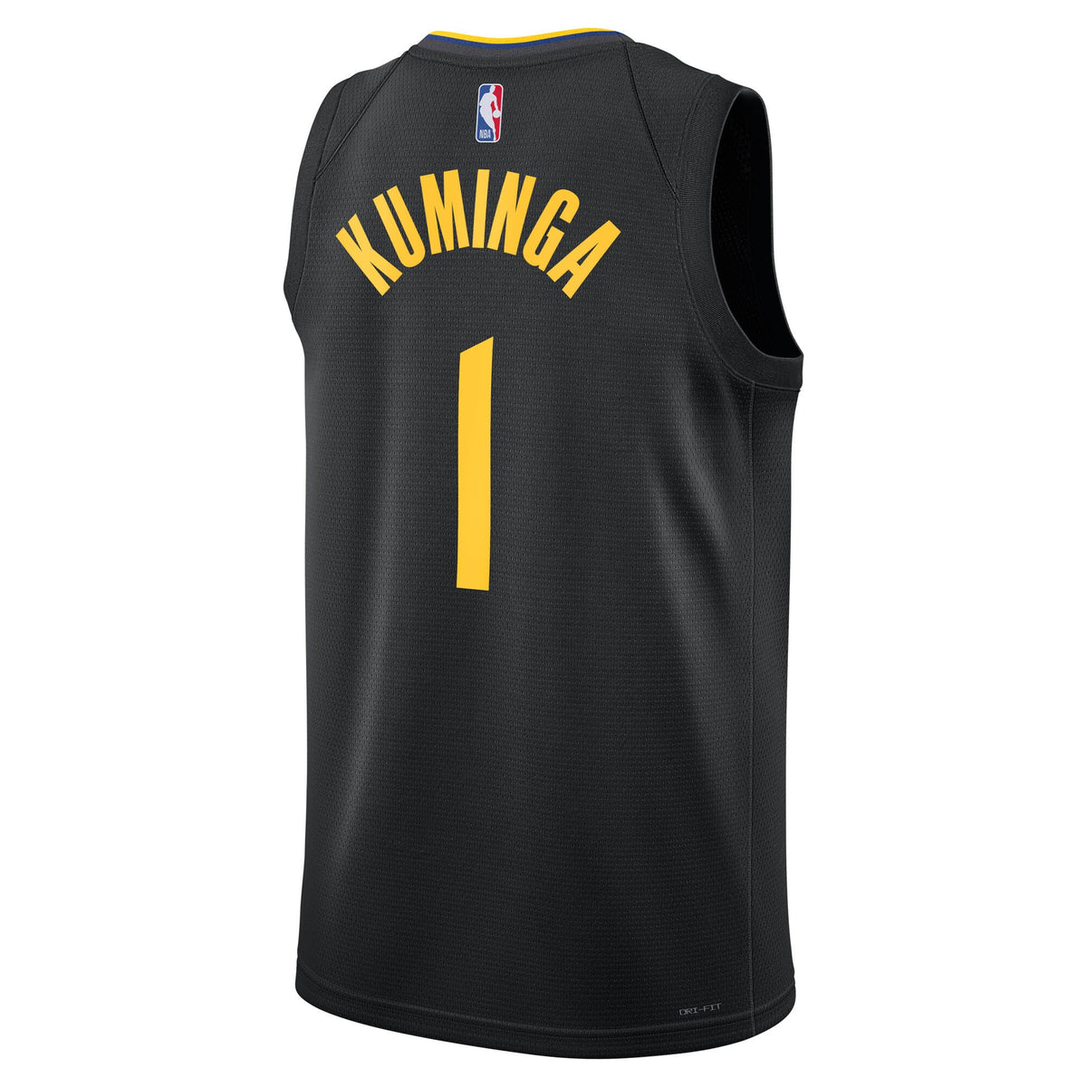 Unisex Jonathan Kuminga Golden State Warriors 2024/25 Statement Edition Swingman NBA Basketball Jersey - Black - view 4