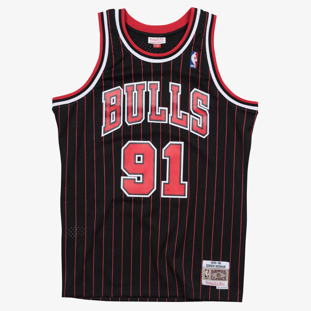Men's Chicago Bulls Swingman NBA Basketball Jersey Alternate Dennis Rodman 1995-96 - view 2