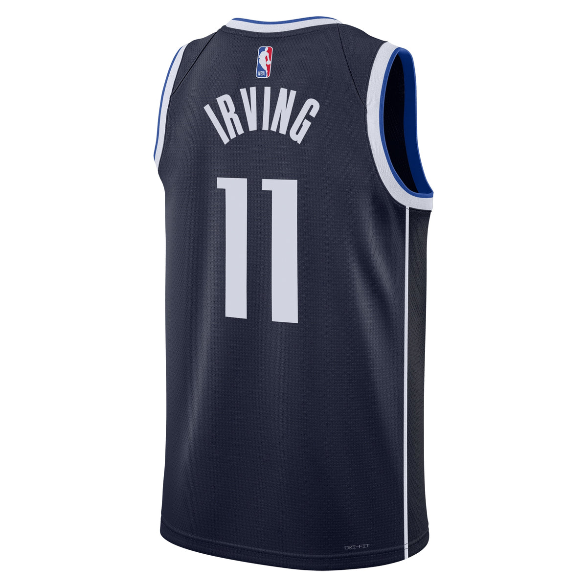 Unisex Kyrie Irving Dallas Mavericks Statement Edition Swingman NBA Basketball Jersey - Navy - view 4