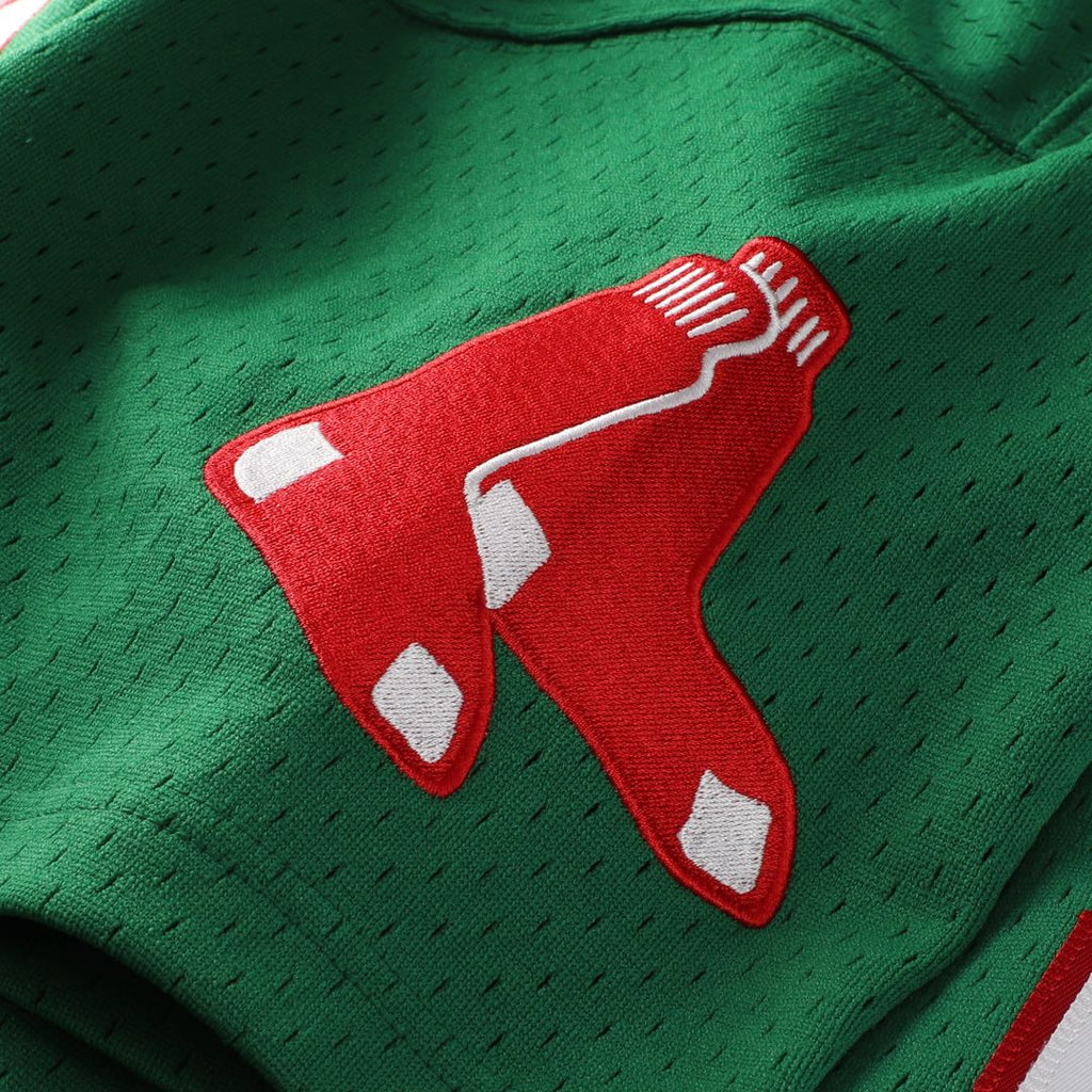 Men's Boston Red Sox David Ortiz Kelly Green Big & Tall Cooperstown Collection Mesh Batting Practice MLB Baseball Jersey - view 5