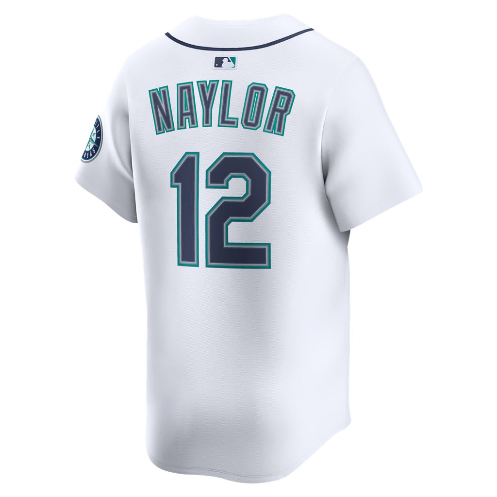 Men's Seattle Mariners Josh Naylor White Home Limited MLB Baseball Jersey - view 3