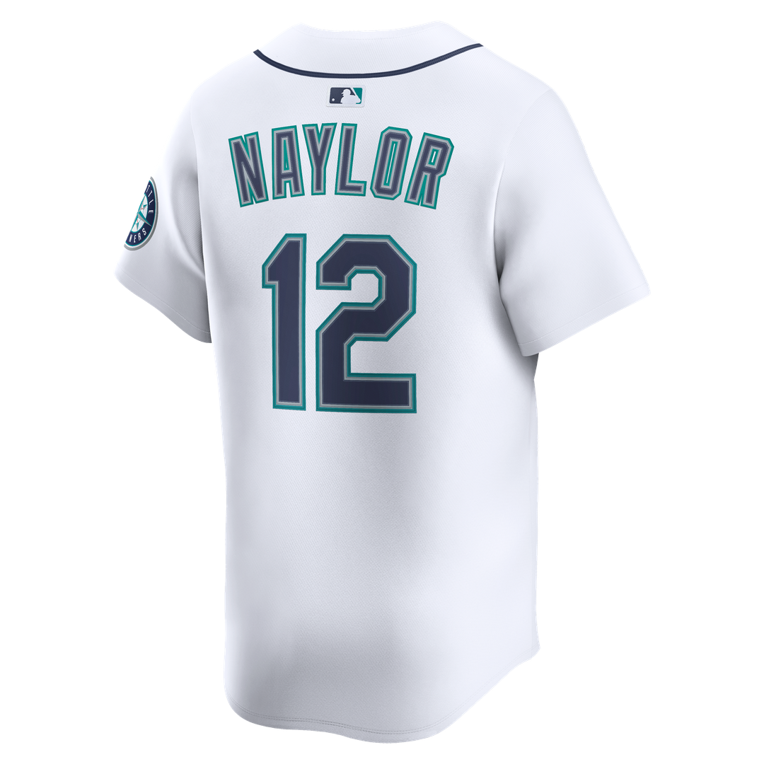 Men's Seattle Mariners Josh Naylor White Home Limited MLB Baseball Jersey - view 3