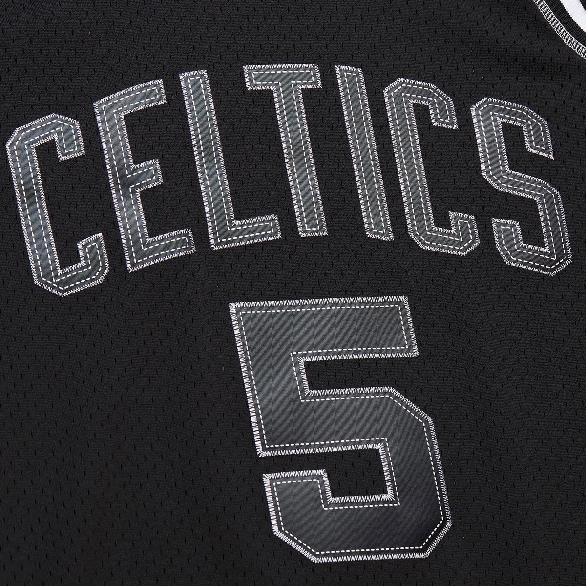 Men's Boston Celtics Kevin Garnett 2007 Contrast 2K Swingman NBA Basketball Jersey - Black - view 5