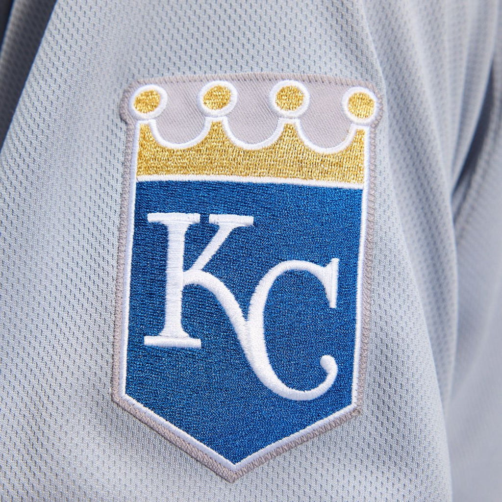 Men's Kansas City Royals Gray 2022 Road MLB Baseball Jersey - view 12