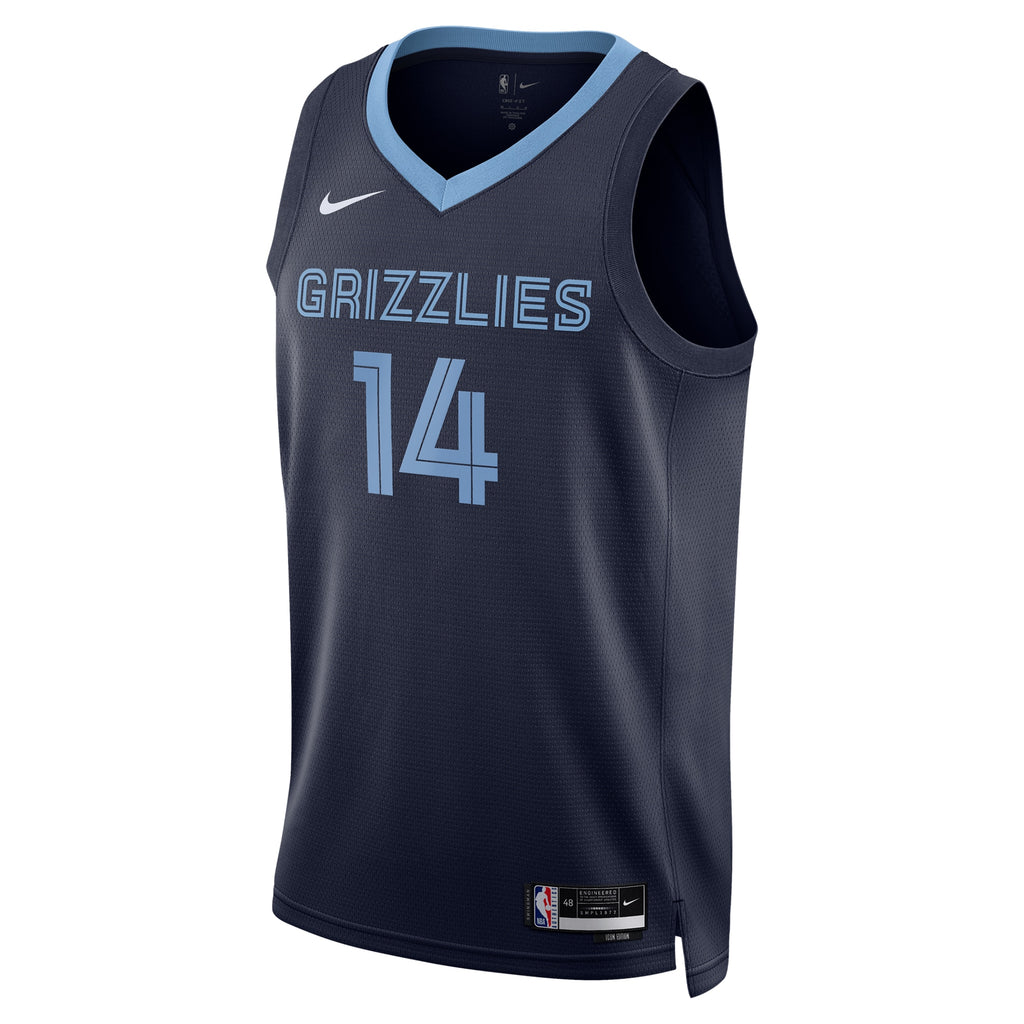Unisex Zach Edey Memphis Grizzlies Icon Swingman NBA Basketball Jersey - Navy - view 3