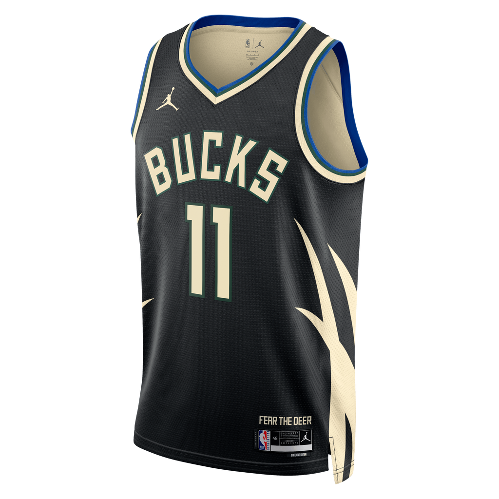 Unisex Tyler Herro Milwaukee Bucks Statement Edition Swingman NBA Basketball Jersey - Hunter Green - view 3