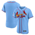 Men's St. Louis Cardinals Light Blue Alternate Sponsor Patch MLB Baseball Jersey - view 1