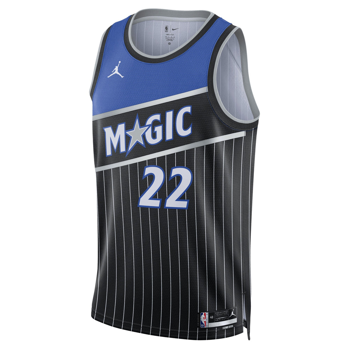 Unisex Franz Wagner Orlando Magic Statement Edition Swingman NBA Basketball Jersey - Black - view 3