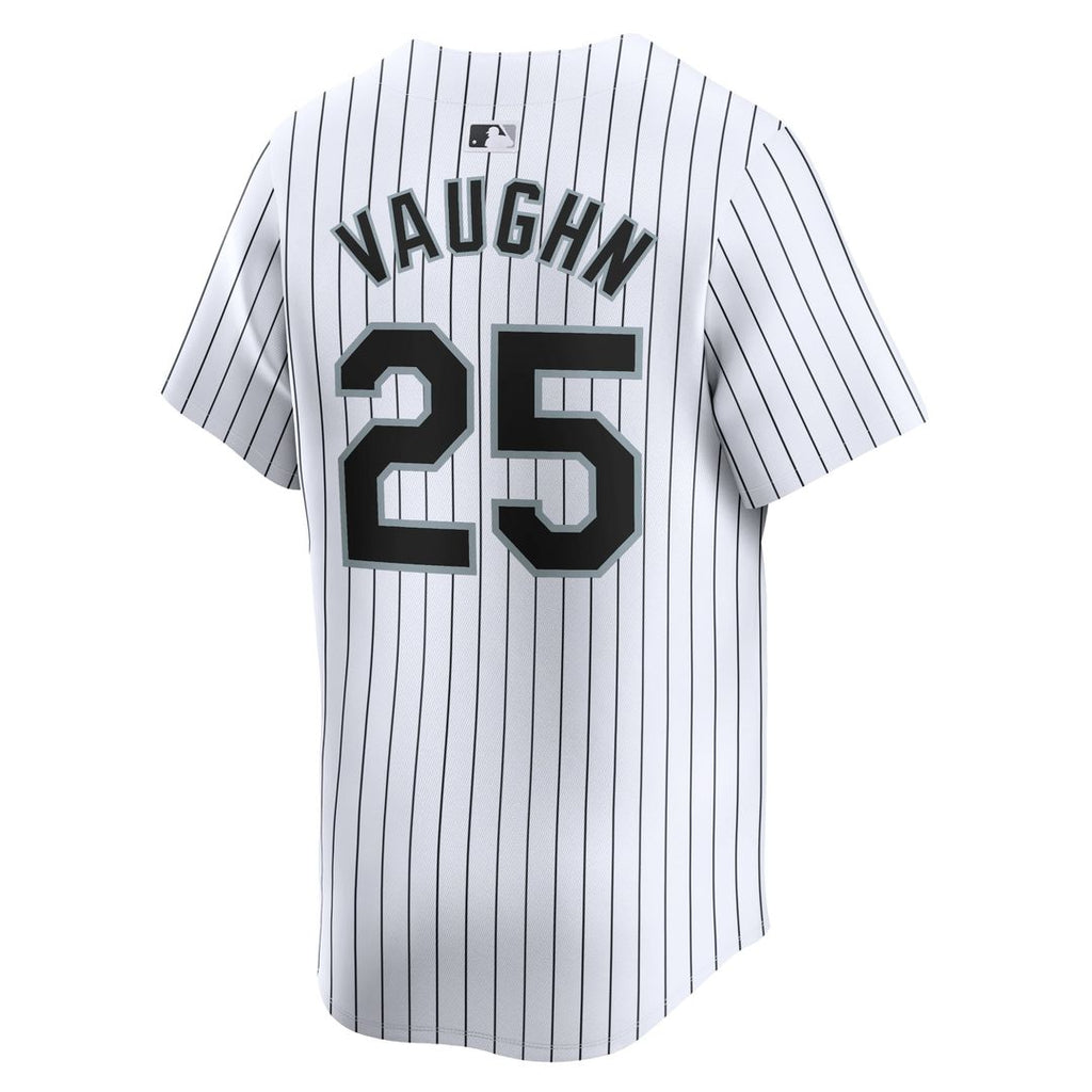 Men's Chicago White Sox Andrew Vaughn White Home Limited MLB Baseball Jersey - view 3