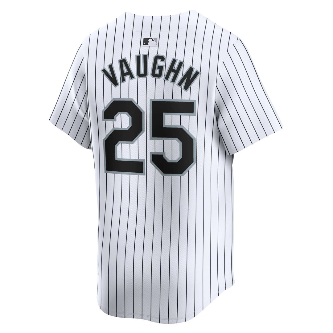 Men's Chicago White Sox Andrew Vaughn White Home Limited MLB Baseball Jersey - view 3