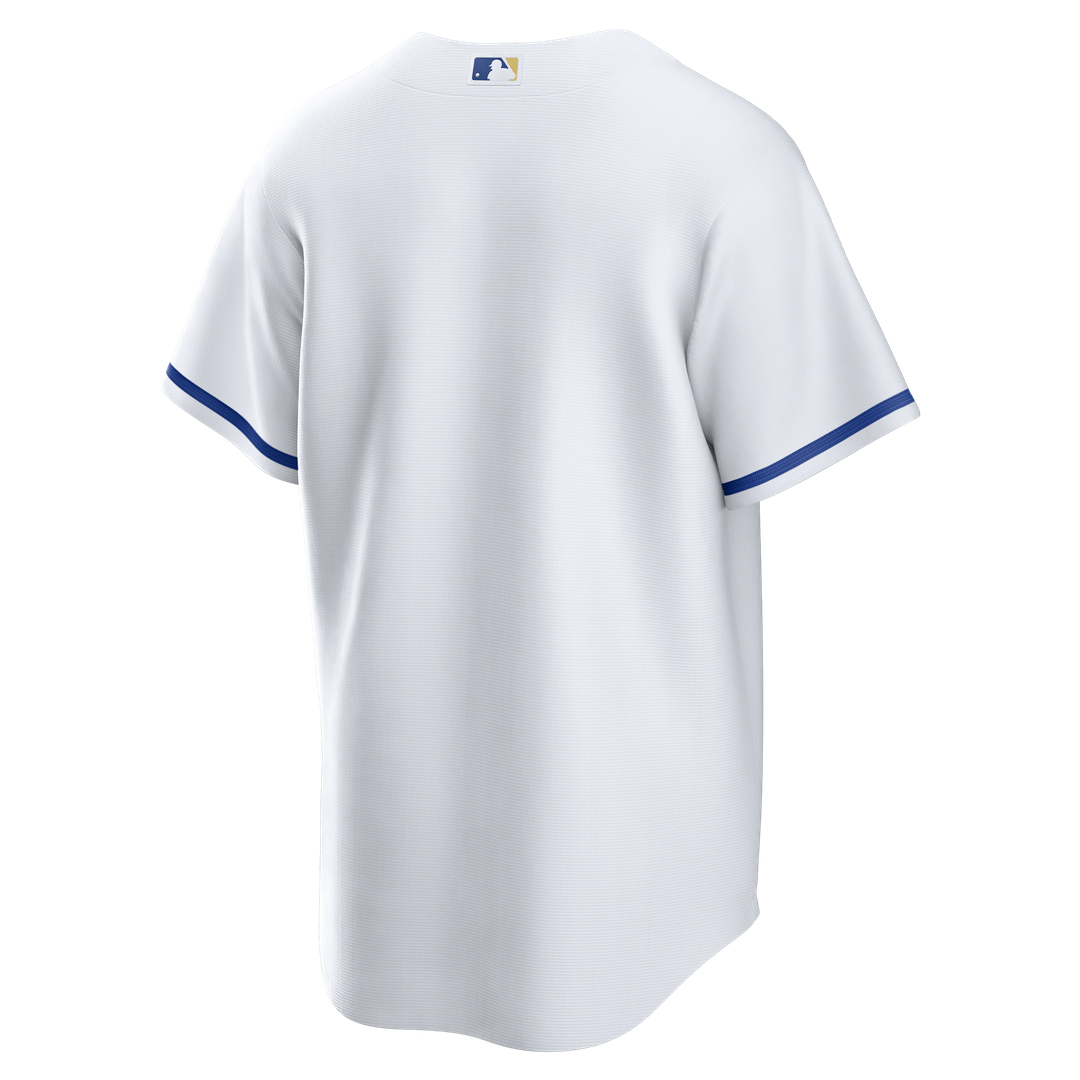 Men's Kansas City Royals White Home Big & Tall Replica MLB Baseball Jersey - view 3