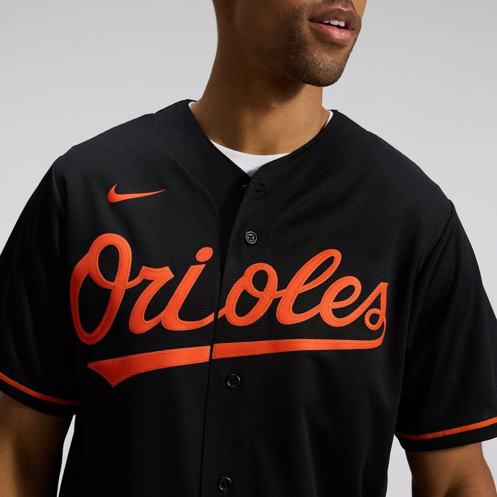 Men's Baltimore Orioles White Home Replica MLB Baseball Jersey - view 39