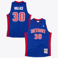 Men's Detroit Pistons Rasheed Wallace 2003 Swingman NBA Basketball Jersey - Royal Blue - view 1
