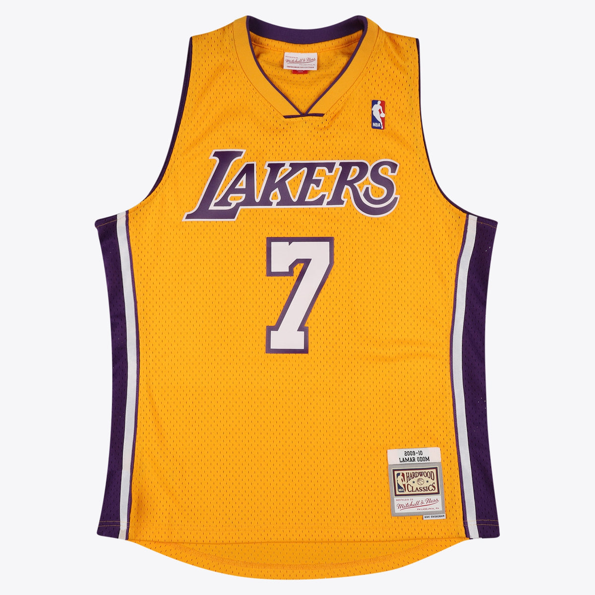 Men's Los Angeles Lakers NBA Swingman Jersey - Lamar Odom - view 2