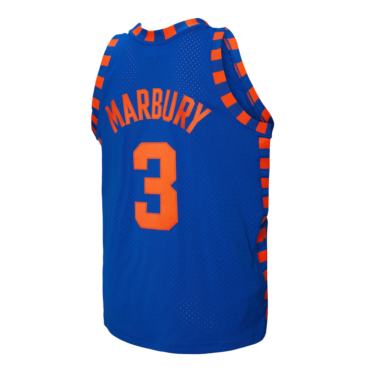 Men's Stephon Marbury Blue New York Knicks 2005/06 Hardwood Classics Swingman NBA Basketball Jersey - view 4
