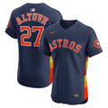 Men's Houston Astros Jose Altuve Navy Alternate 2 Elite MLB Baseball Jersey - view 4
