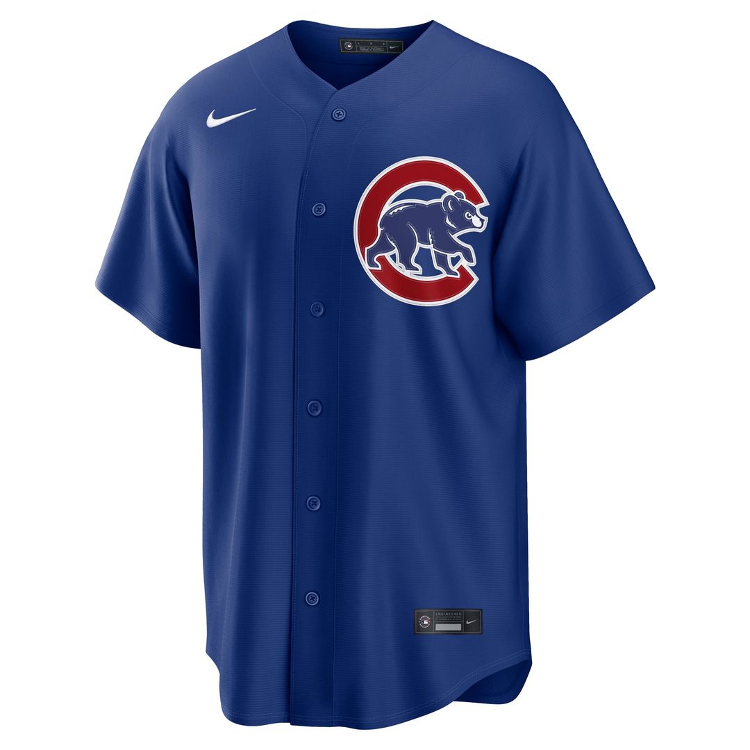 Men's Chicago Cubs Royal Alternate Replica MLB Baseball Jersey - view 2