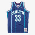Men's Charlotte Hornets NBA Basketball Jersey Alternate Alonzo Mourning 1994-95 - view 1