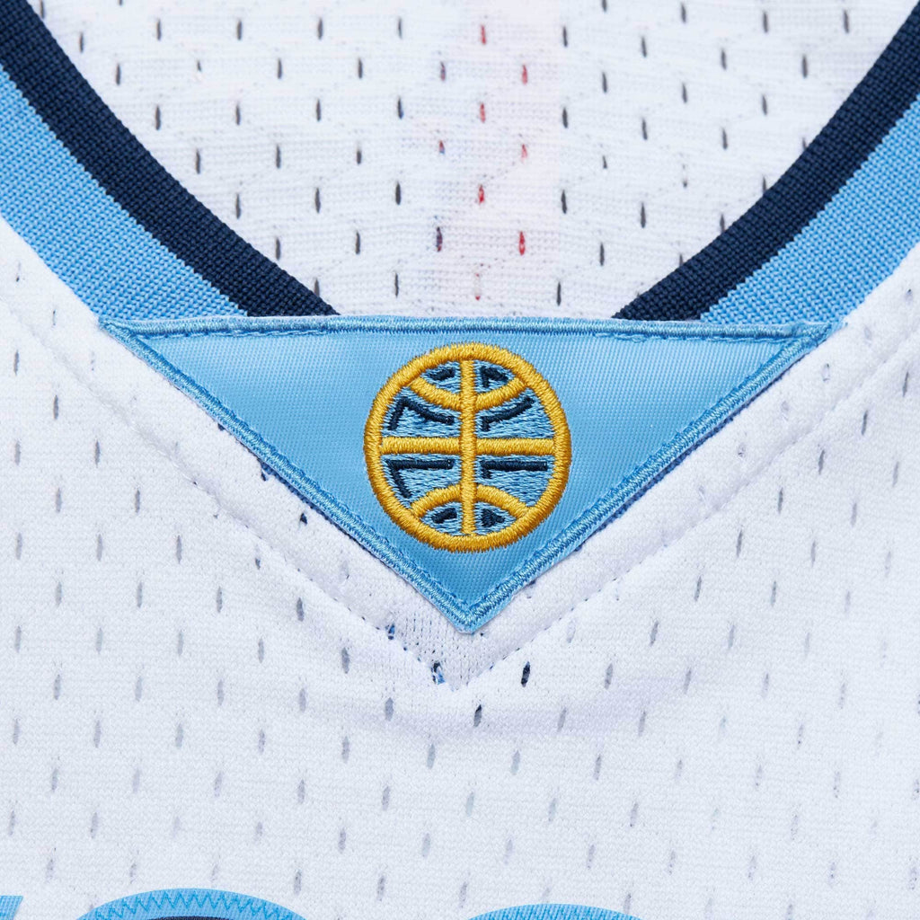 Men's Nikola Jokic White Denver Nuggets 2016/17 Throwback Swingman NBA Basketball Jersey - view 5