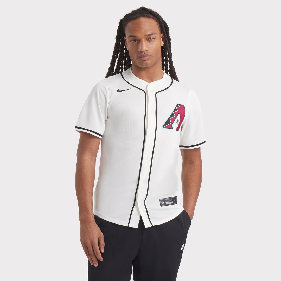 Men's Arizona Diamondbacks White Home Limited MLB Baseball Jersey - view 5