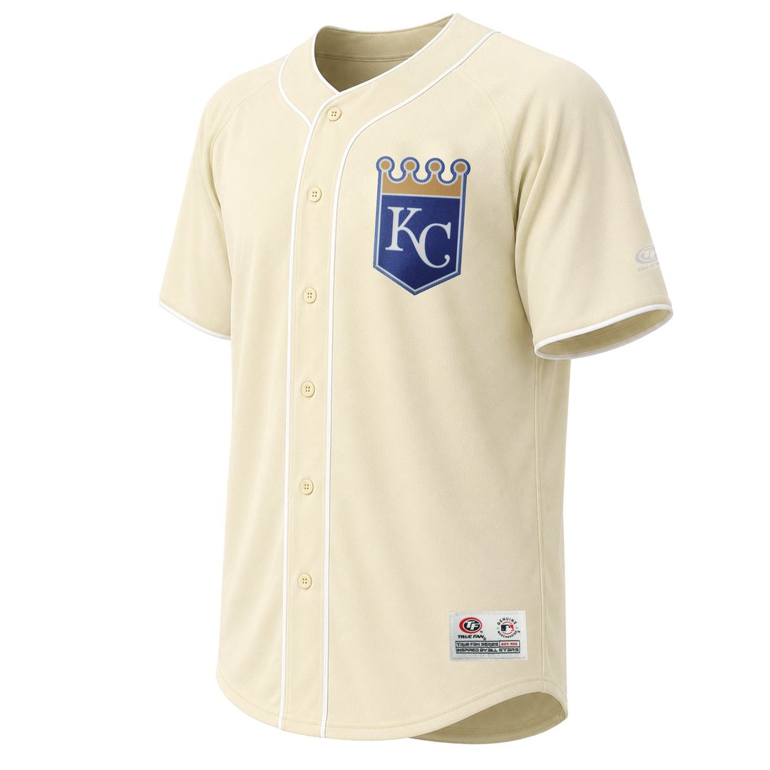 Men's Kansas City Royals Cream Fashion MLB Baseball Jersey - view 2