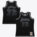 Men's Los Angeles Lakers Dennis Rodman 1998 Contrast 2K Swingman NBA Basketball Jersey - Black - view 1